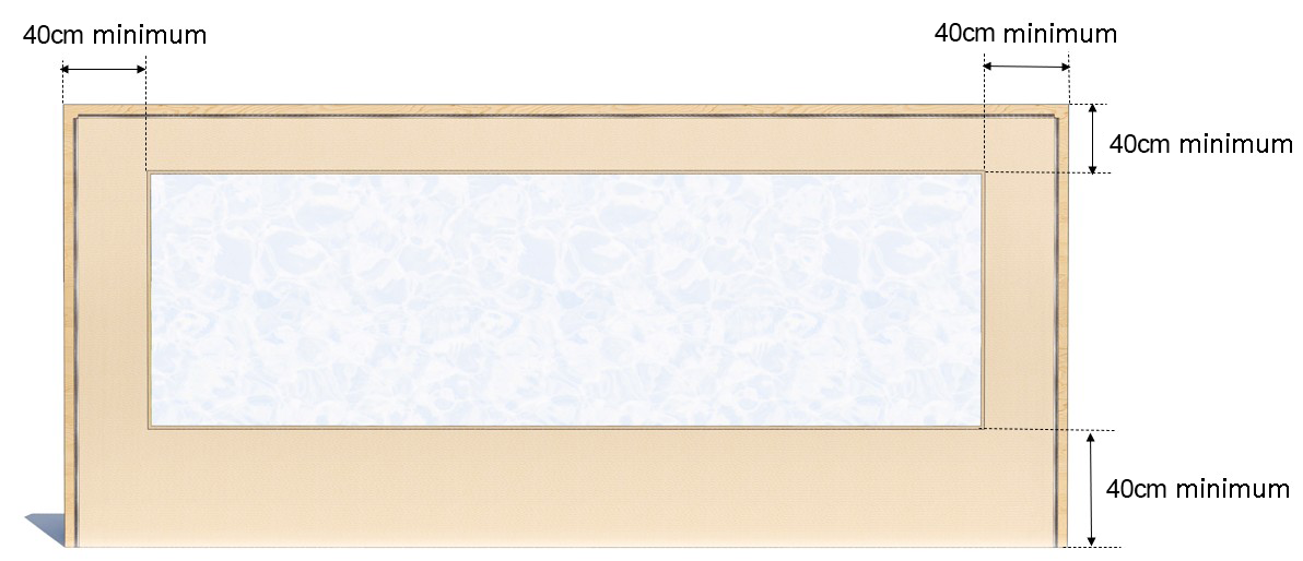 dimensions fenetre cristal